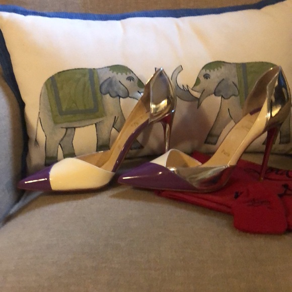 Christian Louboutin elastgram 100 spec hip/veau Version multi - Picture 2 of 10